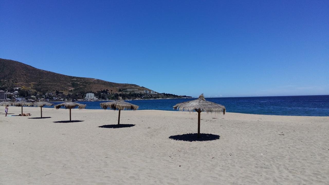 Papudo Laguna Vista Al Mar Y Piscina ภายนอก รูปภาพ