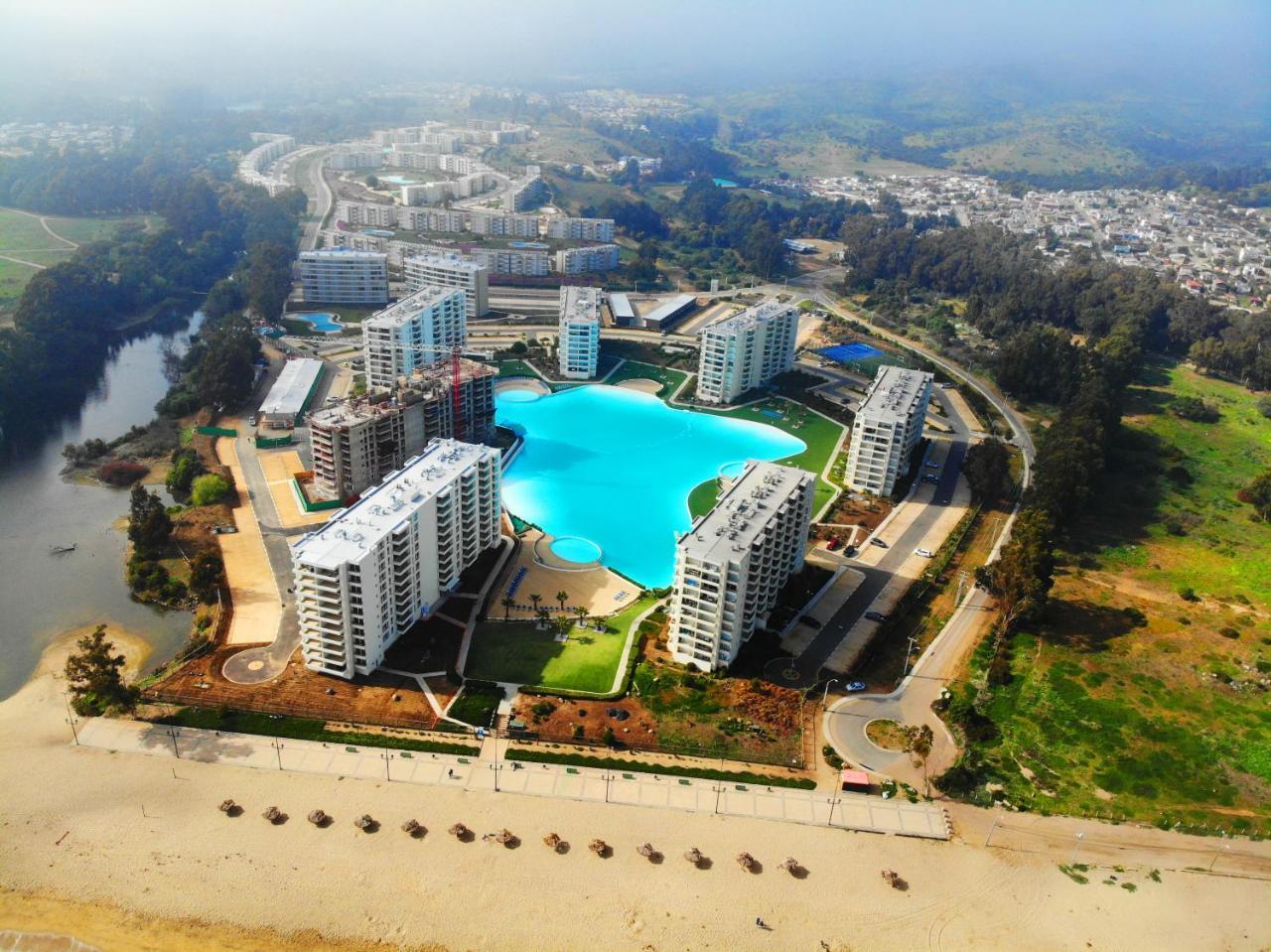 Papudo Laguna Vista Al Mar Y Piscina ภายนอก รูปภาพ